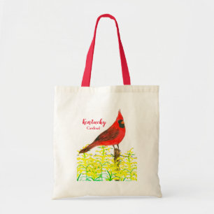 Kentucky Cardinal State Bird Tote Bag