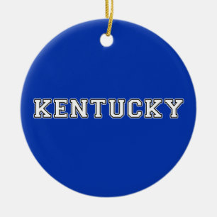 Kentucky Ceramic Ornament