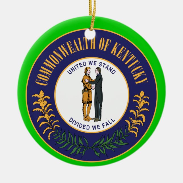 Kentucky Christmas Ornament (Front)