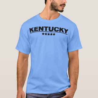 Kentucky City Text BW TShirt