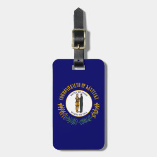 Kentucky Commonwealth State Flag Bluegrass State L Luggage Tag