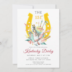 Kentucky Derby 151st Invitation with Horseshoe