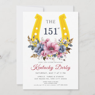 Kentucky Derby 151st Invitation with Horseshoe