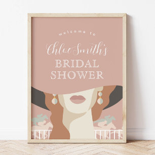 Kentucky Derby Bridal Shower Welcome Sign Poster