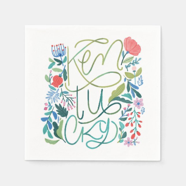 Kentucky Derby Napkin (Front)