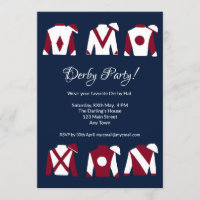 Kentucky Derby Viewing Party invitation