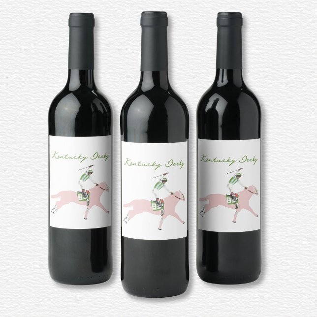 Kentucky Derby Wine Label  (Creator Uploaded)