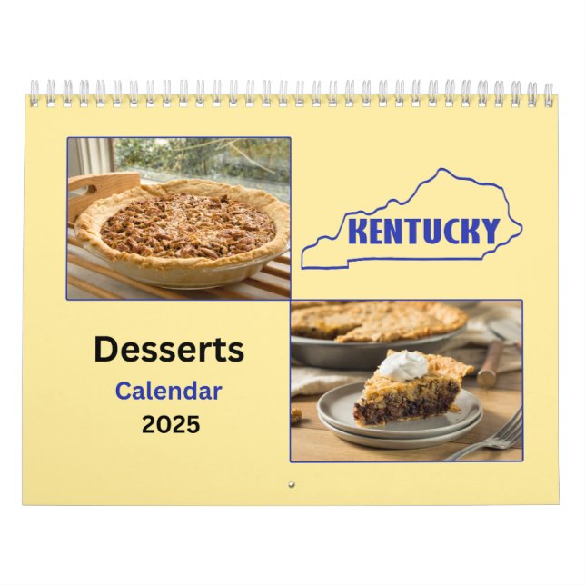 Kentucky Desserts 12 Month Calendar (Cover)