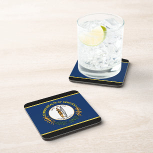Kentucky flag coaster