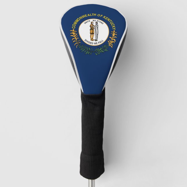 Kentucky flag golf head cover (Front)