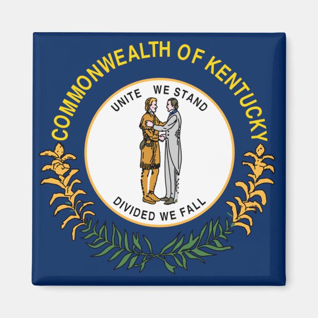 Kentucky flag magnet (Front)