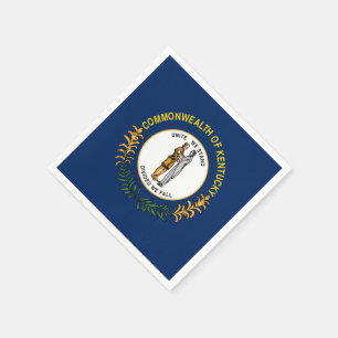 Kentucky flag napkin