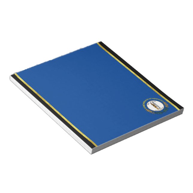 Kentucky flag notepad (Angled)