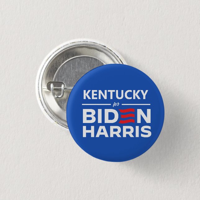 Kentucky for Biden Harris 3 Cm Round Badge (Front & Back)