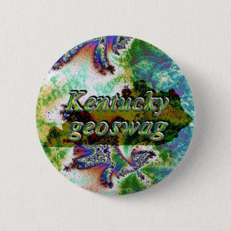 Kentucky Geoswag Swags Geocaching Gifts Treasure 6 Cm Round Badge