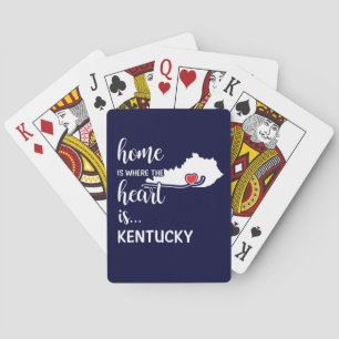 Kentucky Home is where the heart is Playing Cards