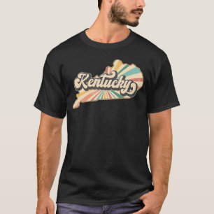Kentucky Home State US Vintage Retro Country Patri T-Shirt