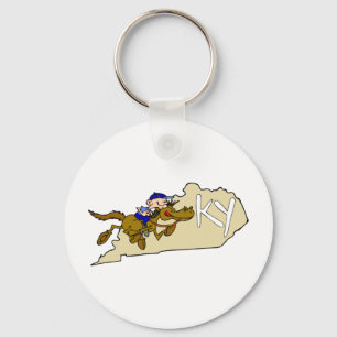 Kentucky Horse Racing Key Ring