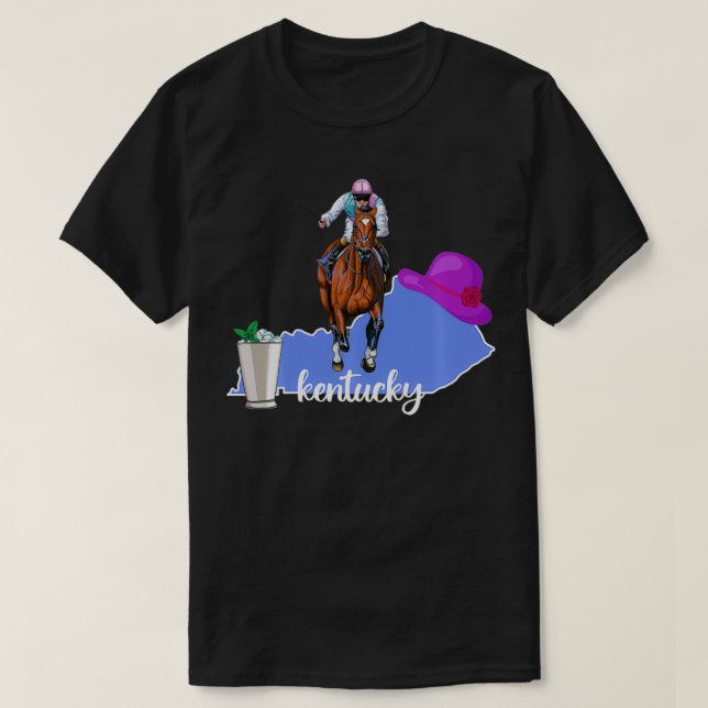 Kentucky Horse Racing Lover Derby Party  T-Shirt (Design Front)