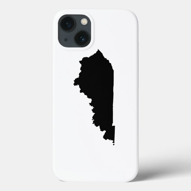 Kentucky in Black and White Case-Mate iPhone Case (Back)