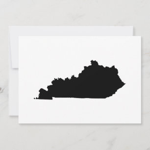 Kentucky in Black and White Invitation