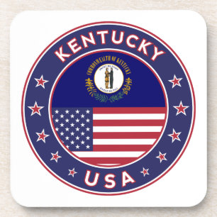 Kentucky, Kentucky phone case, Kentucky sticker, Coaster
