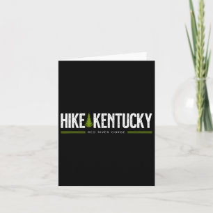 Kentucky Ky Red River Gorge Hike Tree Retro Graphi Card
