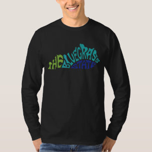 Kentucky Ky Us State Shape Motto T-Shirt