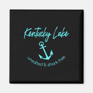Kentucky Lake Ky Unsalted & Shark Free Fishing Magnet