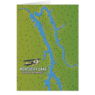 Kentucky Lake USA MAp