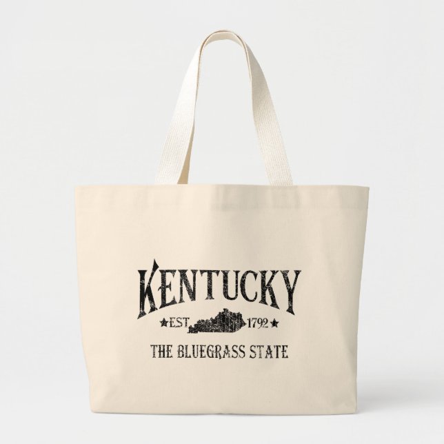 Kentucky Large Tote Bag (Front)