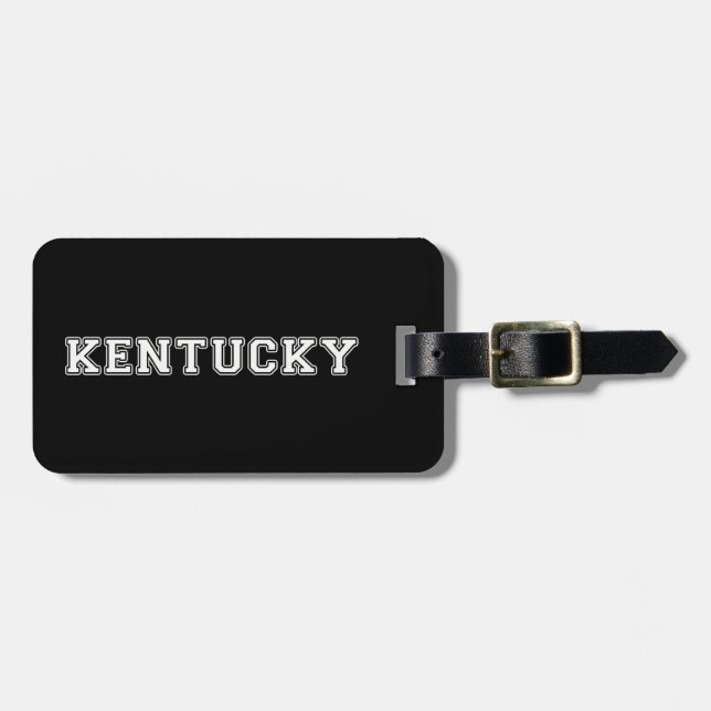 Kentucky Luggage Tag (Front Horizontal)