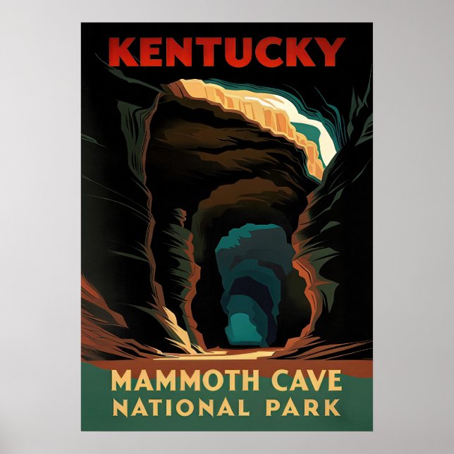 Kentucky Mammoth Cave National Park V03 Poster (Front)