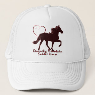 Kentucky Mountain Saddle Horse Hearts Trucker Hat