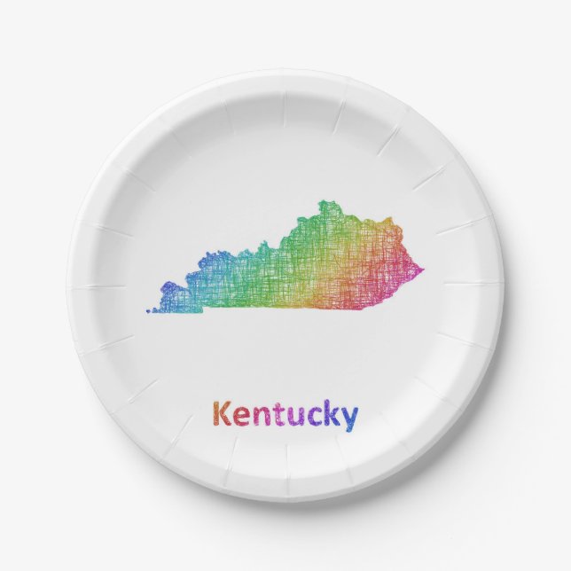 Kentucky Paper Plate (Front)