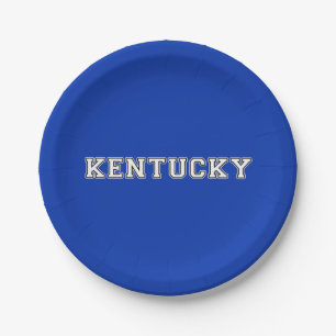 Kentucky Paper Plate