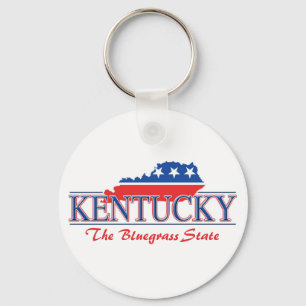 Kentucky Patriotic Keychain