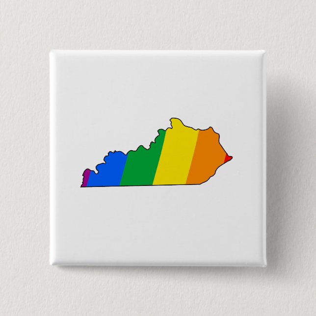 KENTUCKY PRIDE 15 CM SQUARE BADGE (Front)