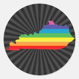 kentucky pride. classic round sticker