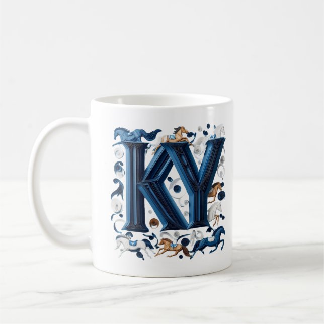 Kentucky Pride: Horse Lover’s Coffee Mug (Left)