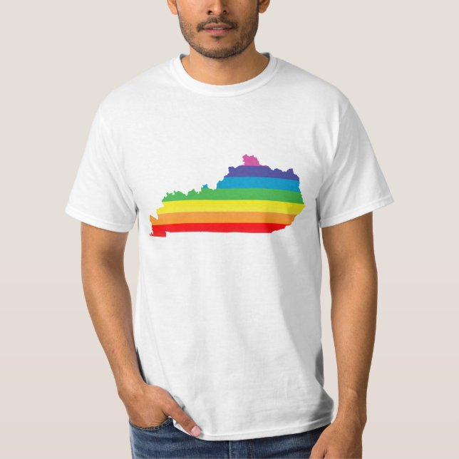 kentucky pride. striped. T-Shirt (Front)