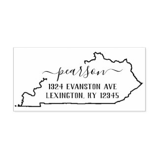 Kentucky Return Address Stamp Self-Inking