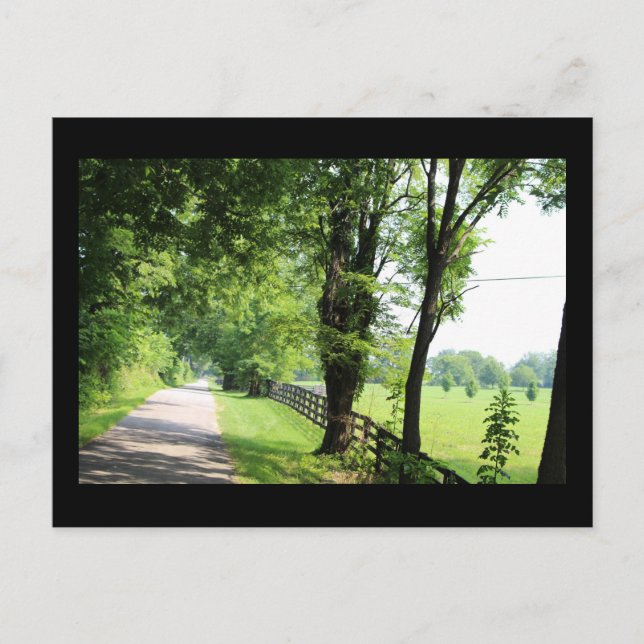 Kentucky road post card (Front)