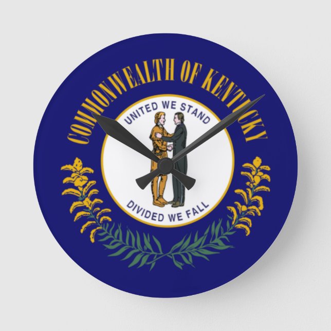 KENTUCKY ROUND CLOCK (Front)