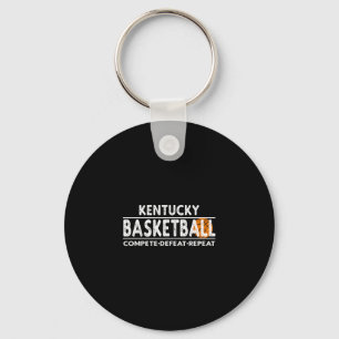 Kentucky Sketll - Compete Defeat Repeat Key Ring