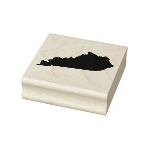 Kentucky Solid Rubber Art Stamp
