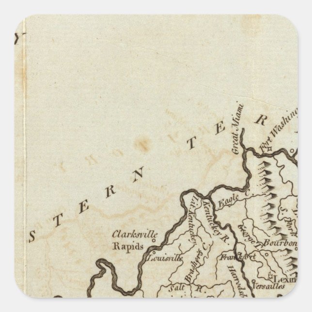 Kentucky Square Sticker (Front)