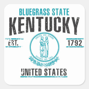 Kentucky Square Sticker