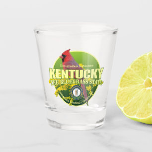 Kentucky State Bird & Flower Shot Glass