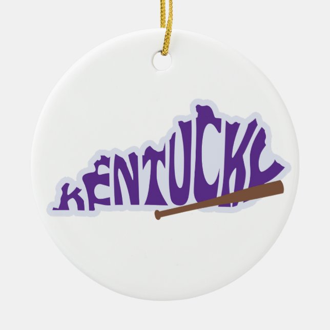 Kentucky State Christmas Tree Ornament (Front)
